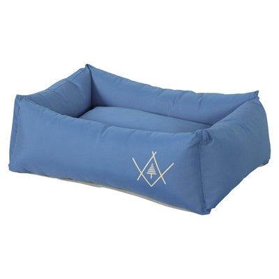 Zolux Dog Bed 4 Seasons Water-Repellent Polyester Angular Blue 74X60X23.5 Cm