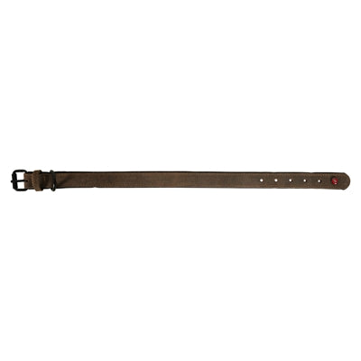 Zolux Expert Collar Dog Premium Leather / Neoprene Brown