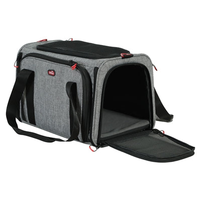 Zolux Travel Carrier Dog / Cat Expandable Maximum 6 Kg Grey / Black M 50X43X26.5 Cm <6Kg