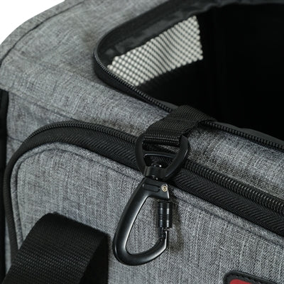 Zolux Travel Carrier Dog / Cat Expandable Maximum 6 Kg Grey / Black M 50X43X26.5 Cm <6Kg