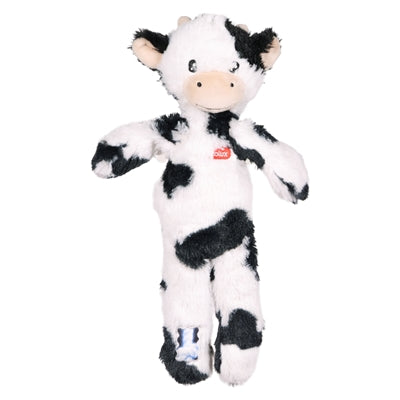 Zolux Furry Farm Cow Isache Plush With Rope White / Black