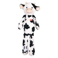 Zolux Furry Farm Cow Isache Plush With Rope White / Black