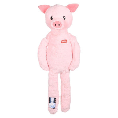 Zolux Furry Farm Pig Jason Plush With Rope Pink