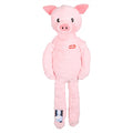 Zolux Furry Farm Pig Jason Plush With Rope Pink
