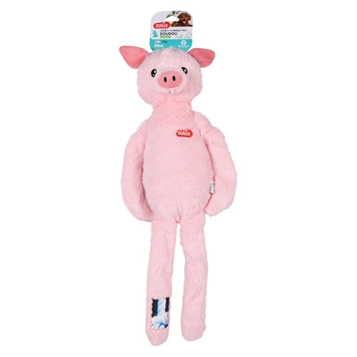 Zolux Furry Farm Pig Jason Plush With Rope Pink