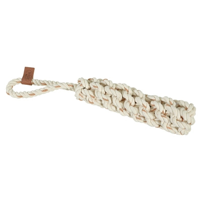 Zolux Rope Log With Handle Leather Touch 37X6.5X6 Cm