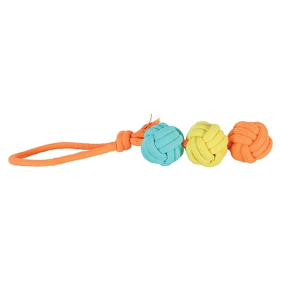 Zolux Floss Rope Twist With 3 Rope Balls Multicolored 43X7X7 Cm
