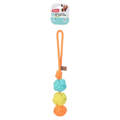 Zolux Floss Rope Twist With 3 Rope Balls Multicolored 43X7X7 Cm