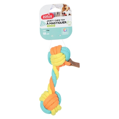 Zolux Floss Rope Twist Dumbbell Multicolored 19.5X9X6 Cm
