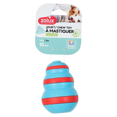 Zolux Treat Cone Rubber Light Blue / Red 7X7X10 Cm