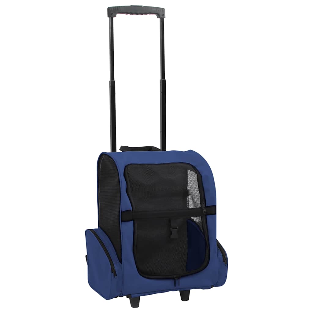 Lemmikkikärryt 3-In-1 Design 48X32X(57-106) Cm Oxford-Kangas