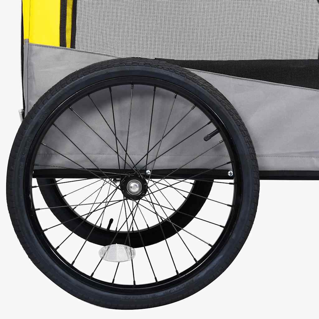 2-In-1 Lemmikkikärry Pyörään/Juoksurattaat
