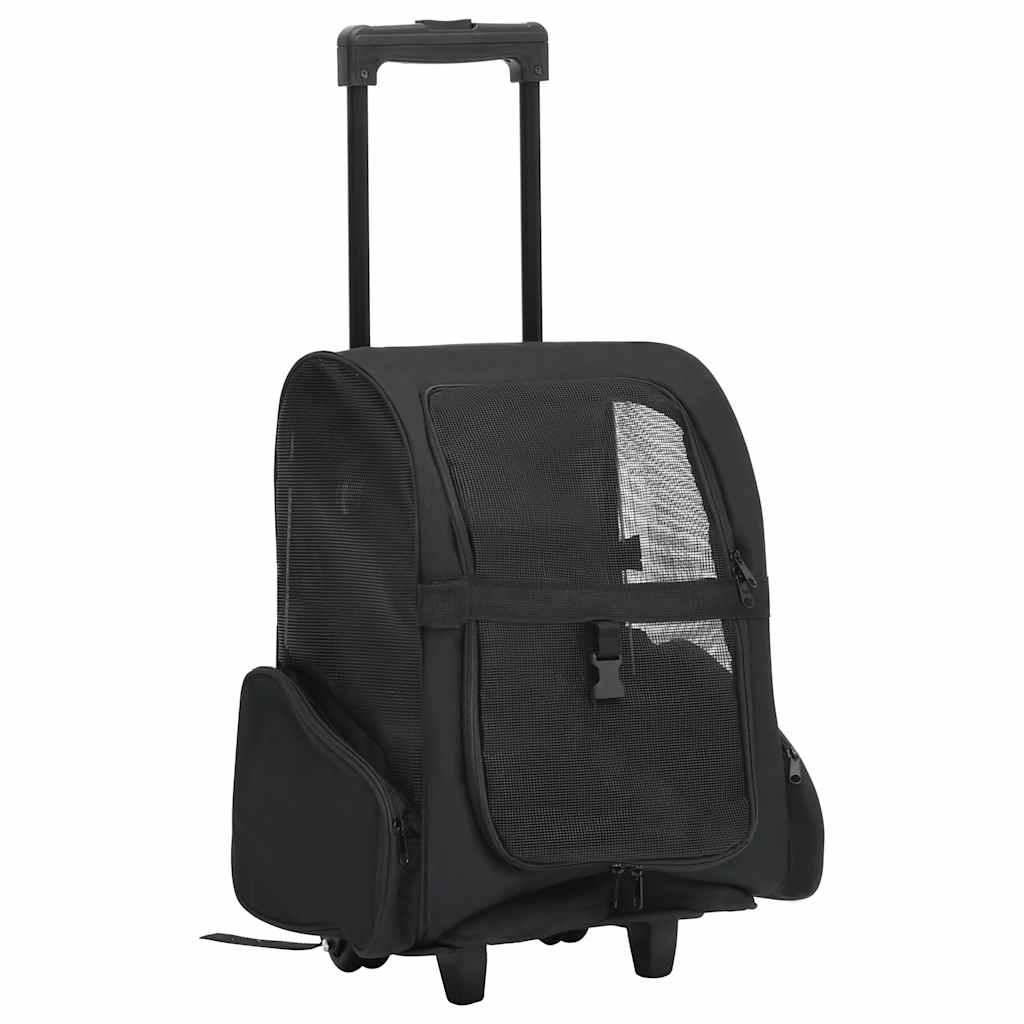 Lemmikkikärryt 3-In-1 Design 48X32X(57-106) Cm Oxford-Kangas