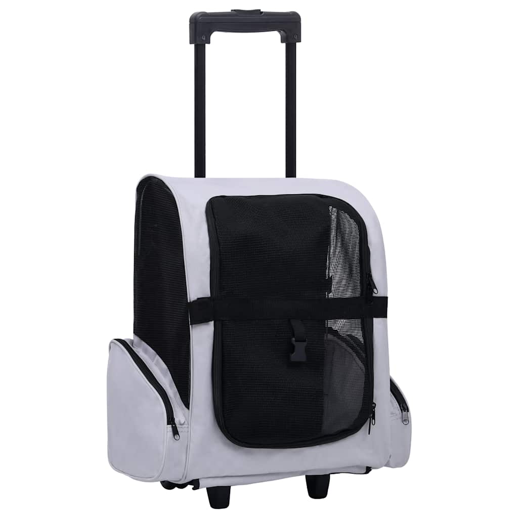 Lemmikkikärryt 3-In-1 Design 48X32X(57-106) Cm Oxford-Kangas