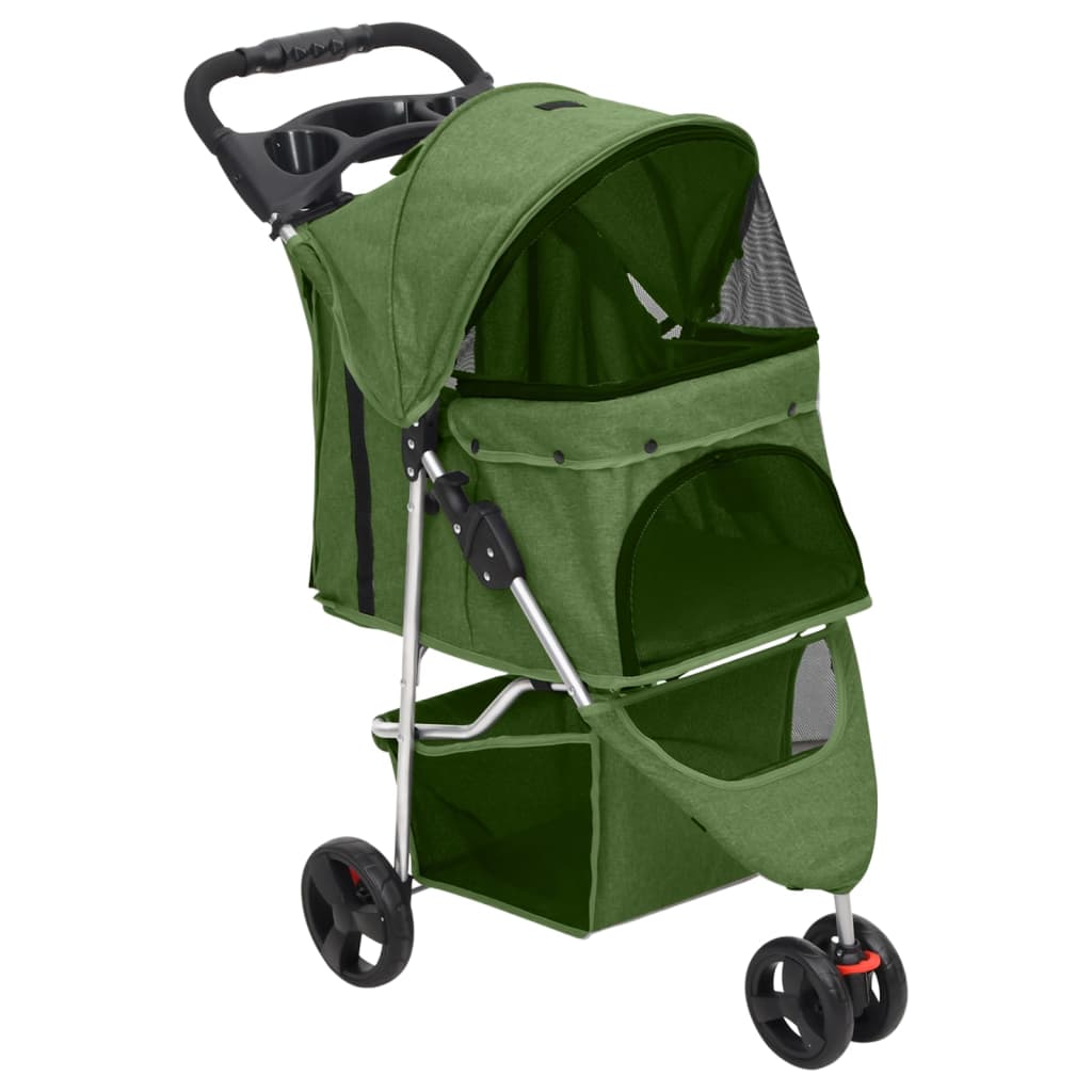 Taitettavat Koiranrattaat 80X46X98 Cm Oxford Kangas