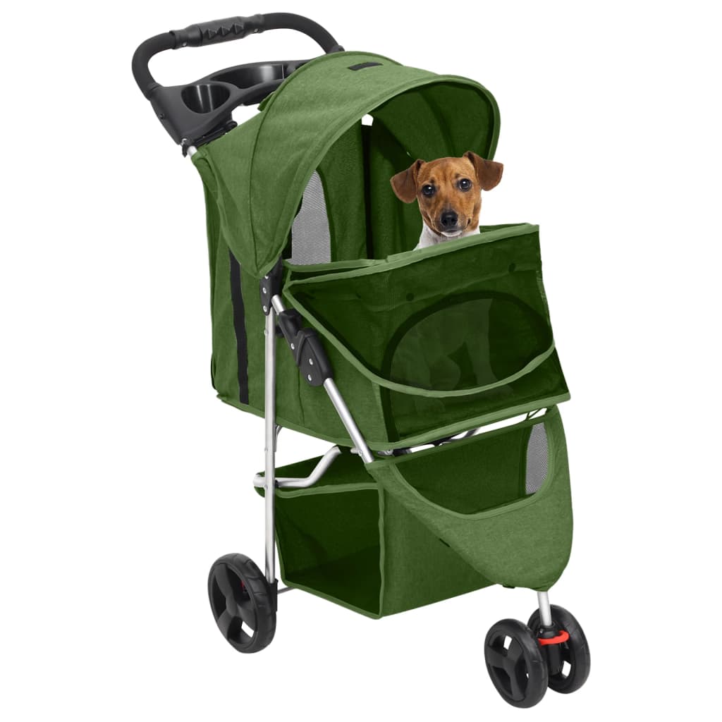 Taitettavat Koiranrattaat 80X46X98 Cm Oxford Kangas