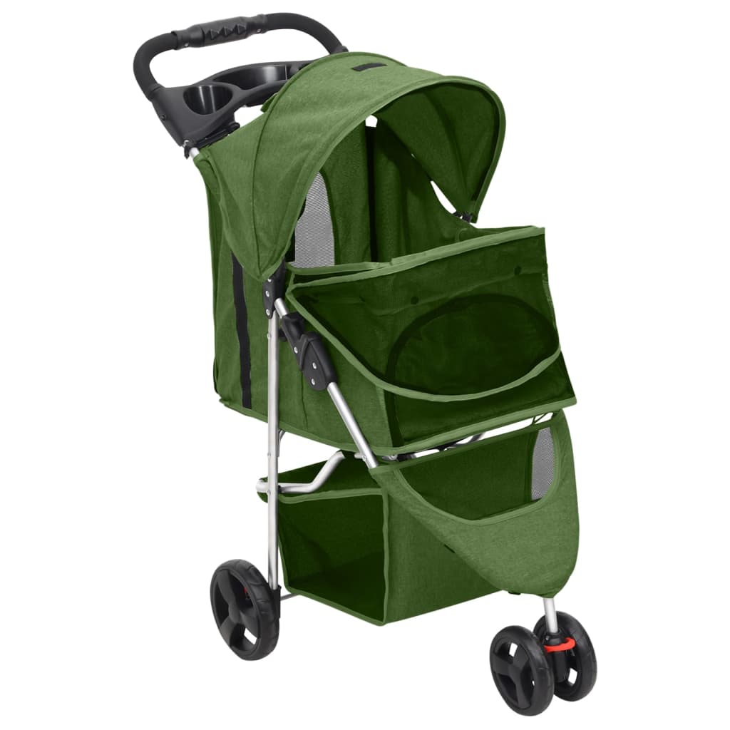 Taitettavat Koiranrattaat 80X46X98 Cm Oxford Kangas