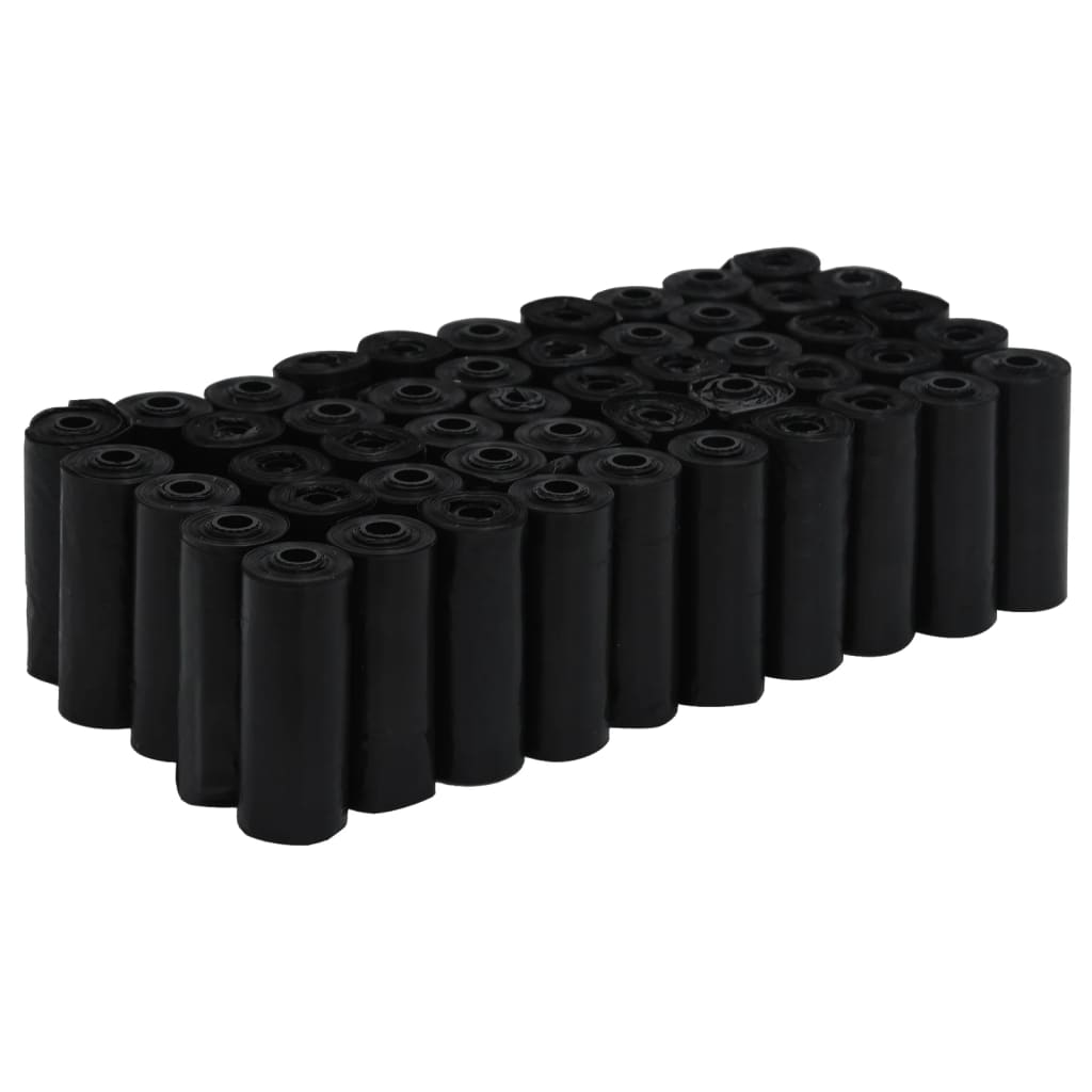 Koirankakkapussit 750 Kpl Musta 30X20 Cm Pe
