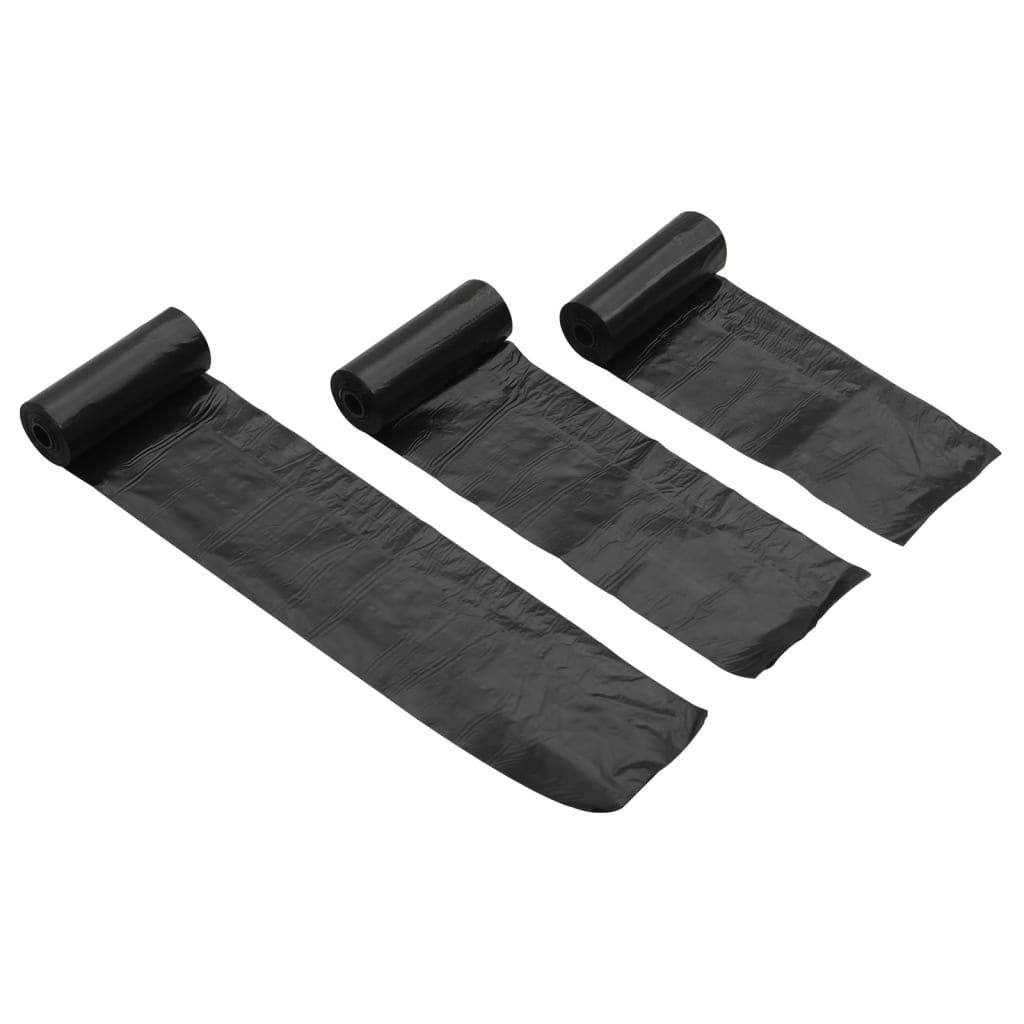 Koirankakkapussit 750 Kpl Musta 30X20 Cm Pe