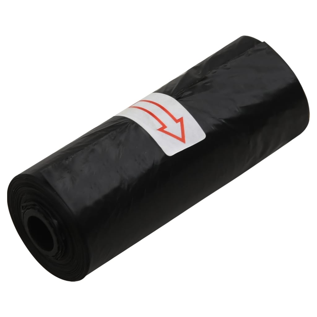 Koirankakkapussit 750 Kpl Musta 30X20 Cm Pe