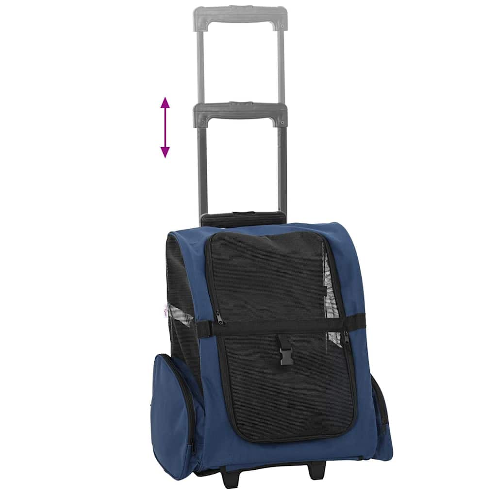 Lemmikkikärryt 3-In-1 Design 48X32X(57-106) Cm Oxford-Kangas