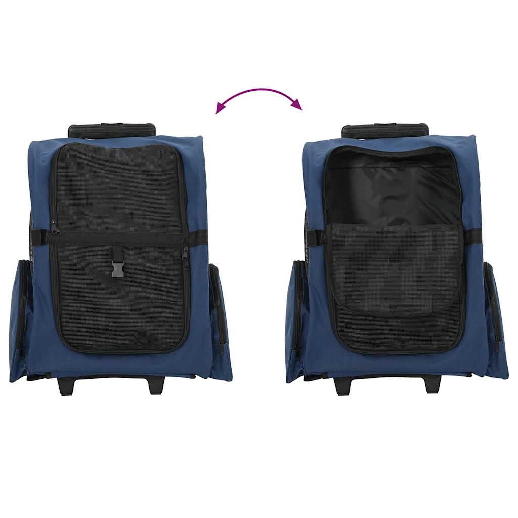 Lemmikkikärryt 3-In-1 Design 48X32X(57-106) Cm Oxford-Kangas