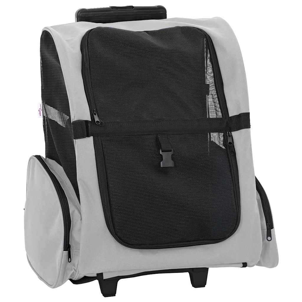 Lemmikkikärryt 3-In-1 Design 48X32X(57-106) Cm Oxford-Kangas
